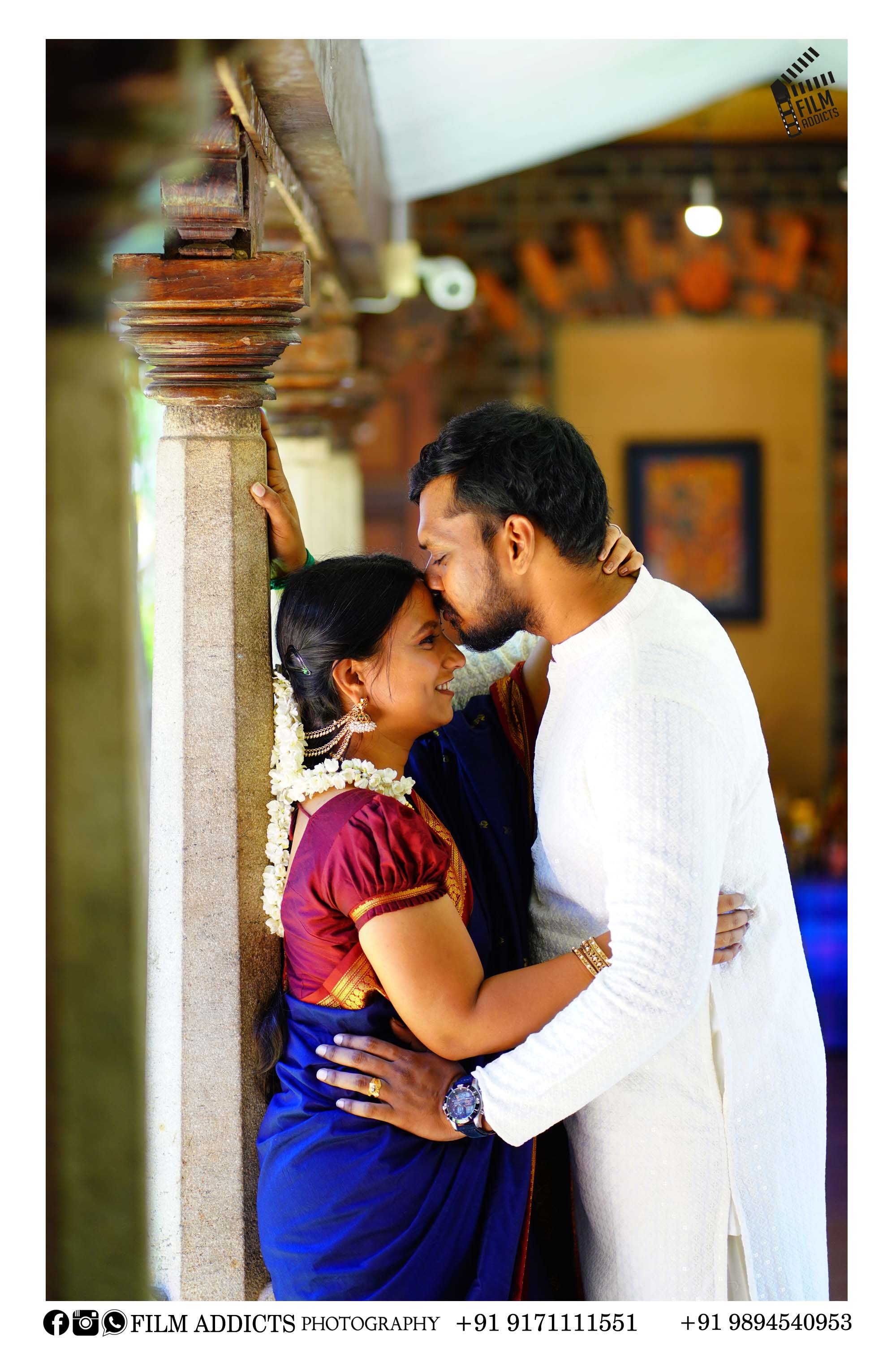 Best outdoor photography in Dindigul by FilmAddicts Photography — professional outdoor couple shoots, pre-wedding photography, and cinematic portraits across Tamil Nadu, Best Outdoor Photographers in Dindigul.