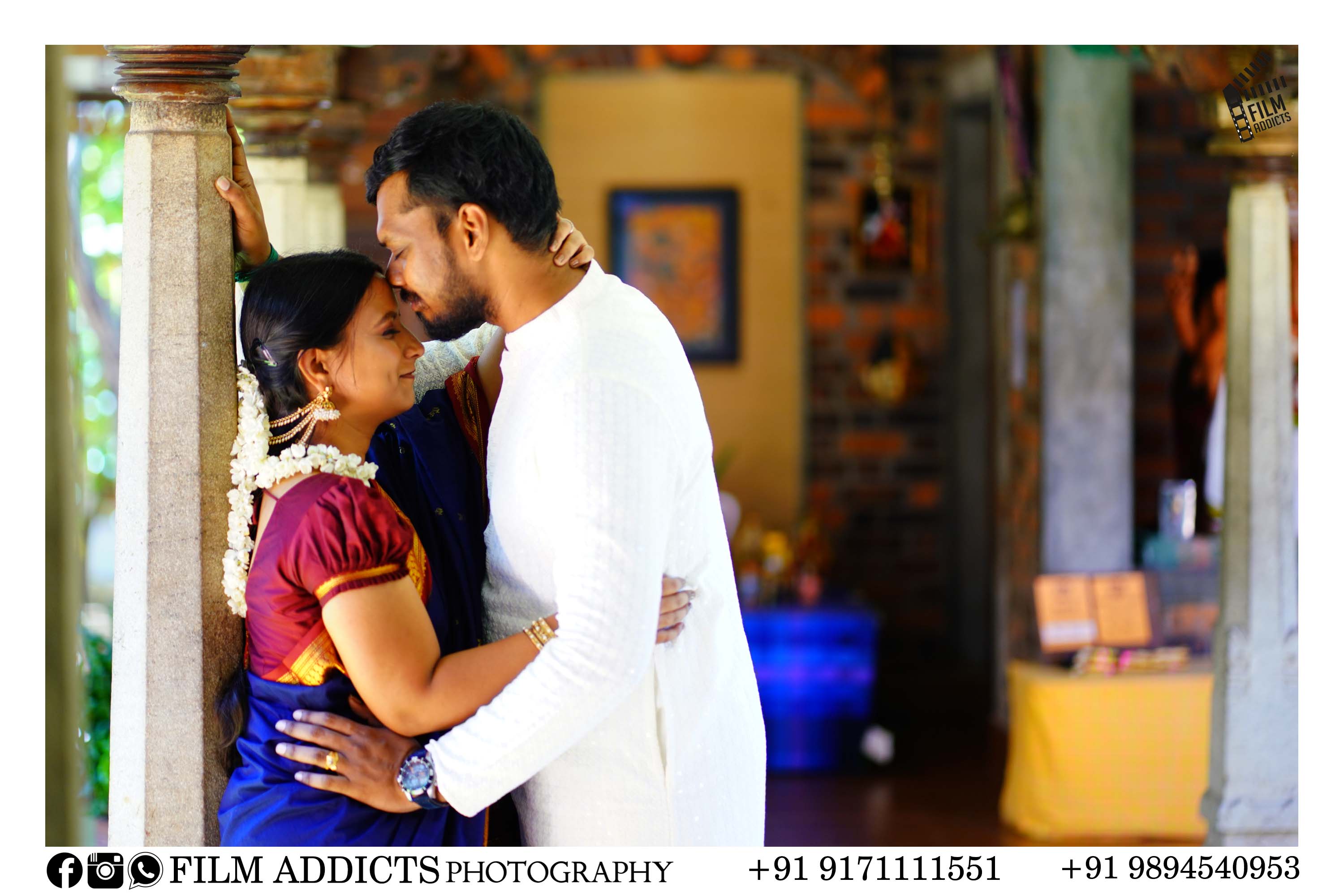 Best outdoor photography in Dindigul by FilmAddicts Photography — professional outdoor couple shoots, pre-wedding photography, and cinematic portraits across Tamil Nadu, Best Outdoor Photographers in Dindigul.