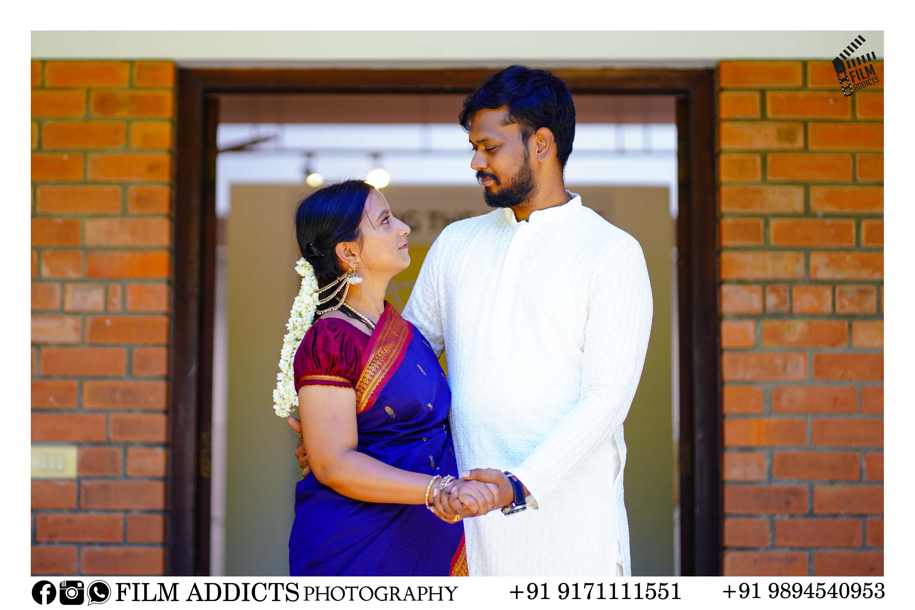 Dindigul weddings, best wedding photographers Dindigul, FilmAddicts Photography, Tamil Nadu weddings, candid wedding photography, cinematic wedding film, couple photography, wedding shoot Dindigul.